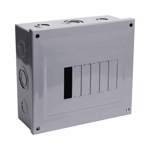 Centro de Carga para Sobreponer, 06 Polos, 60 A, 1 Fase 3 Hilos, 120/240 V AC, 60Hz