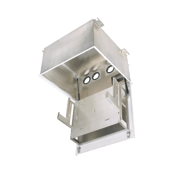 Gabinete PanZone Premium, de Montaje en Techo, Con 8 UR Para Equipo Pasivo, Fabricado en Acero, Color Blanco