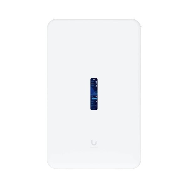 UniFi Dream Wall Machine, TODO en uno: Cloud Gateway: Administre todas las aplicaciones UniFi / Switch 17 puertos GbE POE/ WiFi 6 Mu-MIMO 4x4 / almacenamiento interno 128 GB SSD (expandible con bahia)