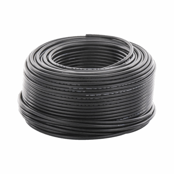 Bobina de 100 metros / Cable Fotovoltaico / Negro / Recubrimiento XLPE / 4mm² / 12 AWG / Hasta 1,800 Vcc