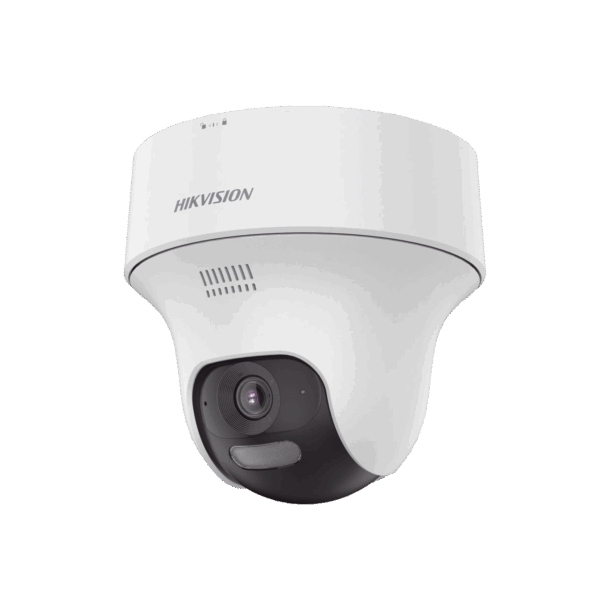 Turret  PT IP 4 Megapixel / Lente 2.8 mm / Dual Light (20 mts IR + 15 mts Luz Blanca) / Wi-Fi / IP54 / dWDR / H.265 / Audio Bidireccional (Micrófono y Bocina) / Micro SD