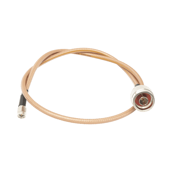 Jumper con Cable LP142 de 60 cm, con Conectores N Macho a SMA Macho (Hasta 8 GHz).