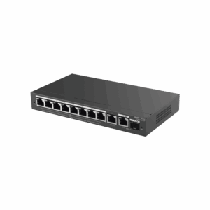 Switch Administrable con 8 puertos Gigabit PoE, 2 Uplinks Gi...