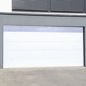 Puerta de Garage de Alta Calidad / Linea Central / Color Bla...