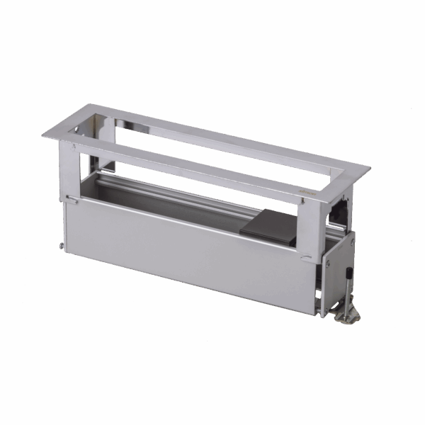 Caja Para Instalación en Escritorio para Voz, Datos o Contactos Eléctricos / Capacidad para 4 Módulos / Salida de Cables "Posterior" / Los Módulos se Adquieren Aparte / (KFC134/14CY)