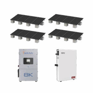 Kit Hibrido con Interconexión a la Red Eléctrica de CFE de 8...