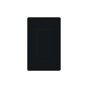 Placa ciega color negro.