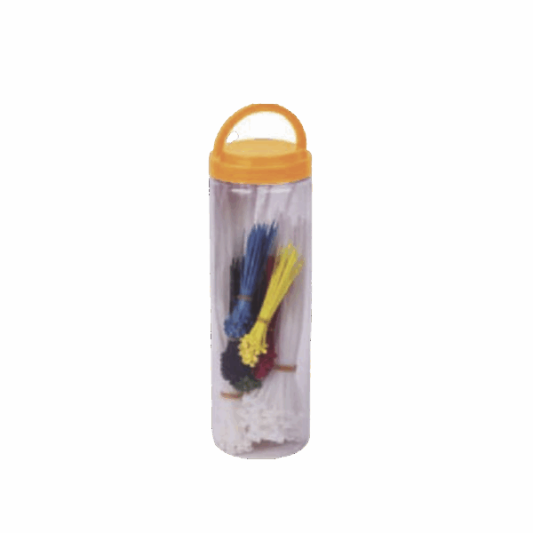 Kit de 1000 Cinchos Plásticos de 4 Diferentes Medidas y Colores
