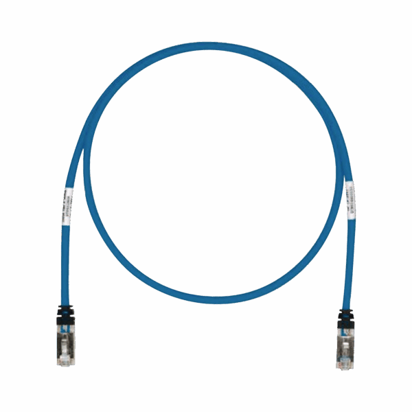 Patch Cord Cat6A, Blindado S/FTP, CM/LS0H, 10 m, Color Azul