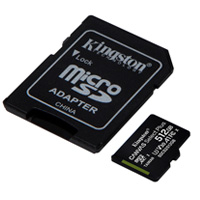 MEMORIA FLASH MICRO SD KINGSTON SDXC CANVAS SELECT PLUS 512G...