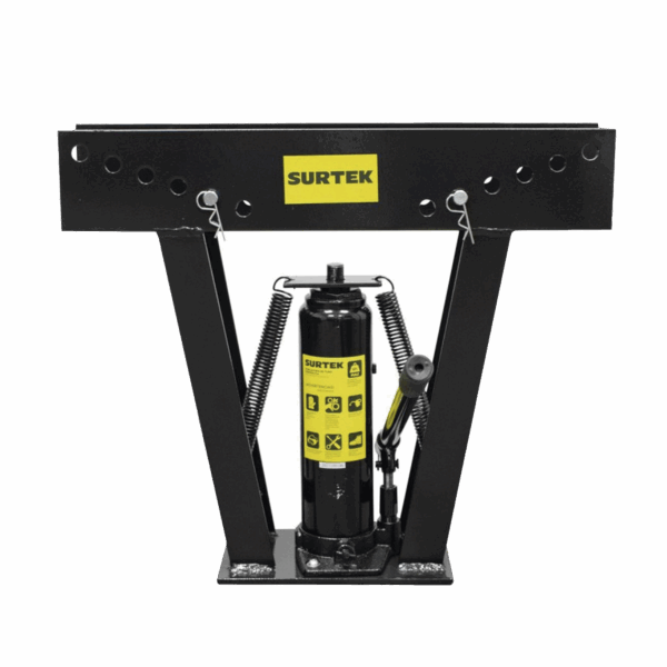 Doblatubos hidráulico de 1/2" a 2" incluye dados con medidas, capacidad 12 toneladas.