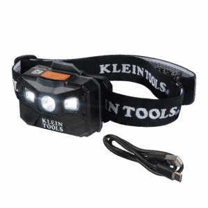 Lámpara Luz LED Frontal Recargable de 400 Lúmenes, Apagado A...