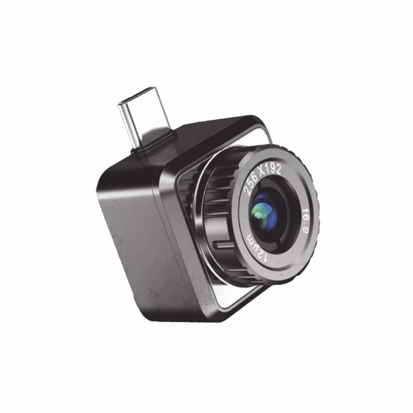 MINI2PLUSV2 - Cámara Termográfica Portátil para Celulares (Android) /  Conector Tipo USB - C / Lente 3.5 mm / IP40  / JPEG (Imagen) / Video (MP4) / Rango de Medición de -20°C a 400°C