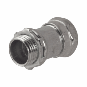 Conector Recto Compresión de Acero Galvanizado para Pared De...