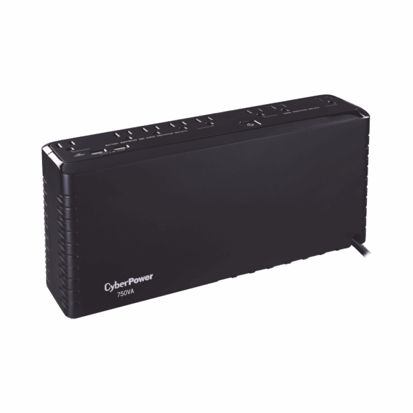 UPS de 750 VA/375 W, Topología Standby, Entrada 120 Vca NEMA 5-15P, de Escritorio, Con 8 Tomas NEMA 5-15R