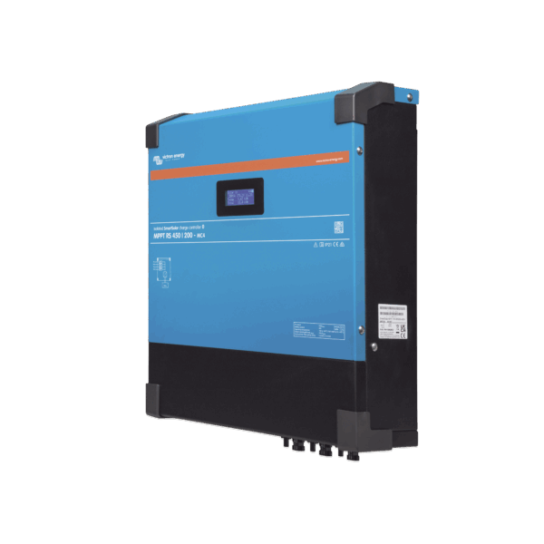 SmartSolar MPPT RS 450/100-MC4. Controlador Solar MPPT 100A, Voltaje: 48 Vcc. Para uso con Inv. Cargadores Victron