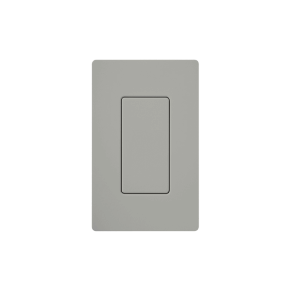 Tapa ciega color gris.