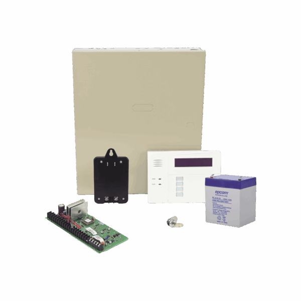 Kit de Panel de Alarma VISTA48LA con Gabinete Batería y Transformador