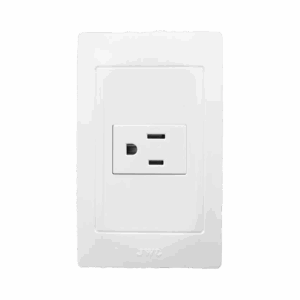 Contacto Sencillo de 127 V~60 HZ 15 A/ Color Blanco.