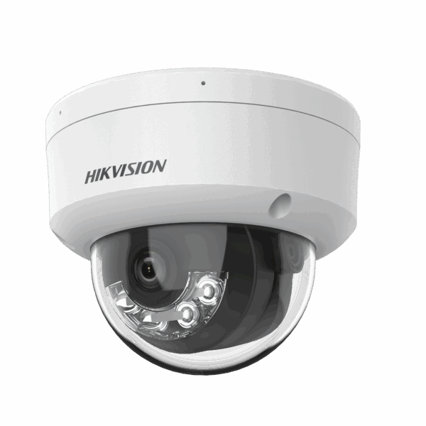 [Dual Light] Domo IP 4 Megapixel / Lente 2.8 mm / 30 mts IR + 30 mts Luz Blanca / Micrófono Integrado / Antivandálico IK08  / Exterior IP67 / H.265 / PoE / ONVIF / Micro SD