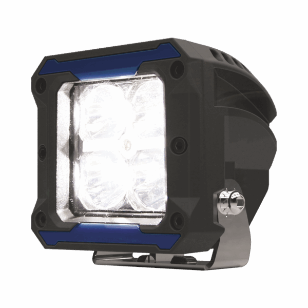 Luz de trabajo de uso rudo, 12-24 Vcc, 1025 lumenes