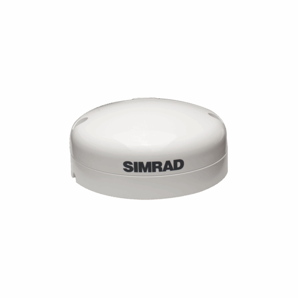 Antena GPS Simrad GS25 / Actualización Rápida de Posición / Precisión Consistente / Brújula Magnética Integrada / GPS, WAAS, EGNOS / Diseño Compacto / Resistente al Agua / Conectividad NMEA 2000®