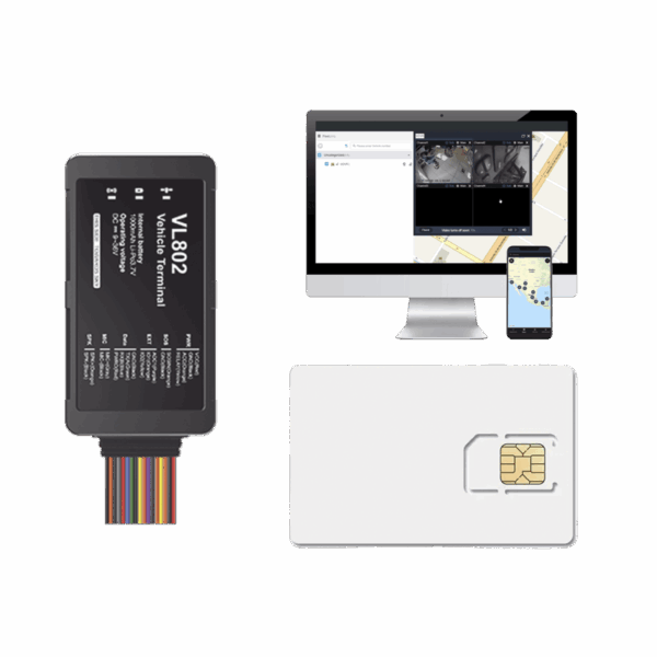 Kit localizador vehicular / 4G LTE / BLE / RS485 / Audio dos vias (requiere accesorios) / incluye SIM500MB2Y y Plataforma EPCOMGPSCODE / Compatble con UL212 Sensor ultrasonico