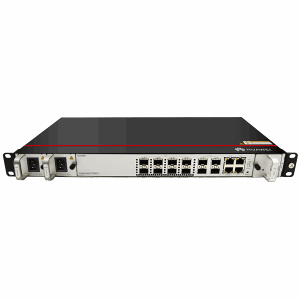 OLT GPON OptiXAccess 8 Puertos con Módulos C+, 4 Puertos Uplink (10GE/GE), Hasta 1024 ONTs, 2 Fuentes de Alimentación AC, 1 UR
