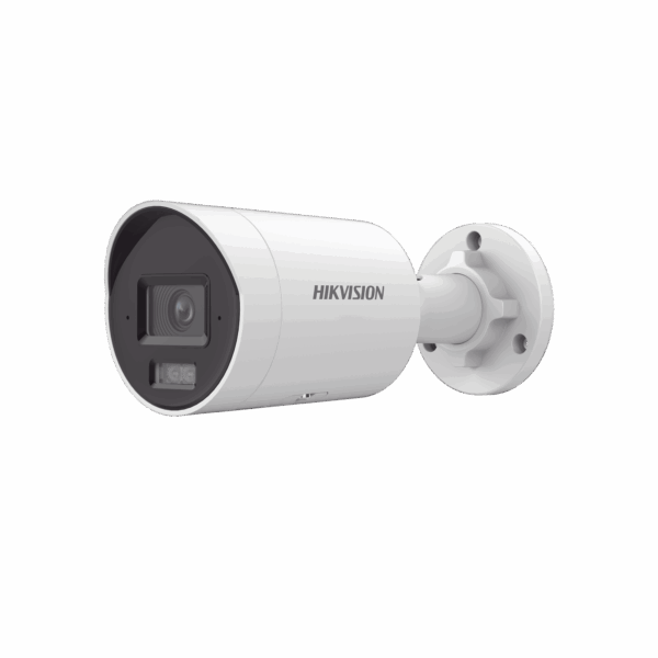 Bala IP 8 Megapixel (4K) / Imagen a Color 24/7 / Lente 2.8 mm / Luz Blanca 40 mts / Exterior IP67 / WDR 130 dB / Entrada y Salida de Audio y Alarma / Captura Facial / ONVIF / Micro SD / Micrófono Integrado