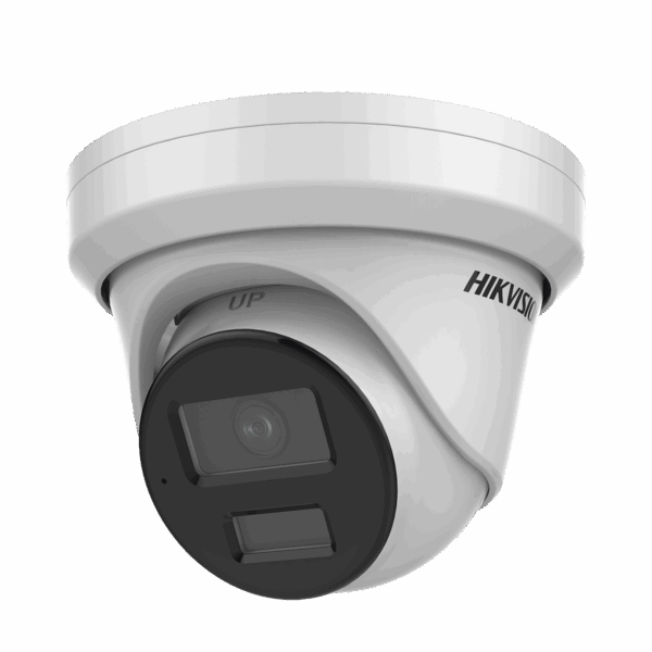 Turret IP 6 Megapixel  / Lente 2.8 mm / 40 mts IR / Exterior IP67 / Micrófono Integrado / DARKFHGITER / PoE / Alarmas y Audio I/O / ONVIF / Micro SD / 4 Analíticos: AcuSense, Deteccion Facial, Conteo de Personas por Cruce y Zona