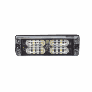Luz Perimetral, 12 LED Ultra Brillantes, Color Rojo / Claro
