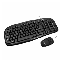 KIT TECLADO Y MOUSE ALAMBRICOS CONECTOR USB IDEAL PARA USUAR...