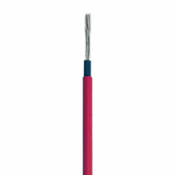 Cable Fotovoltaico Rojo / Cobre Estañado / 6 mm² (10 AWG) / 2000V / Rollo 500m / UL 4703 y TUV