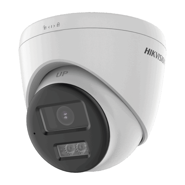 [Audio Bidireccional + Sirena & Estrobo + Dual Light + ColorVu] Turret TURBOHD 4K (8 Megapixel)  / Lente 2.8 mm / 40 mts IR EXIR + 40 mts Luz Blanca / Sirena / Micrófono y Bocina Integrado / Exterior IP67 / dWDR