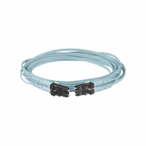 Jumper de Fibra Optica Multimodo 50/125 OM3, LC-LC Duplex, O...