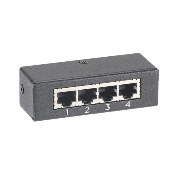 HUB de 4 Puertos, Para Conexión de 3 Sensores Adicionales a PDUs y UPS de Panduit
