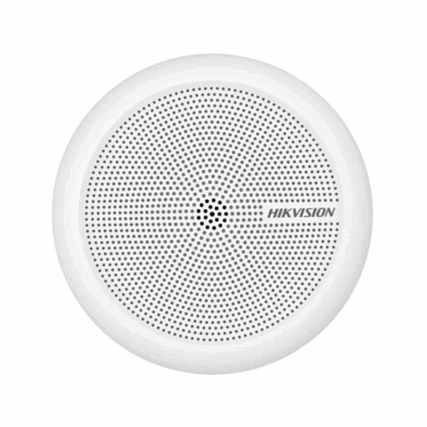 Micrófono Omnidireccional (360°) / Uso en Interior / Preamplificado para CCTV / Cancelación de Ruido Ambiental / Uso en Techo - Pared - Escritorio / Alcance de 5 Metros