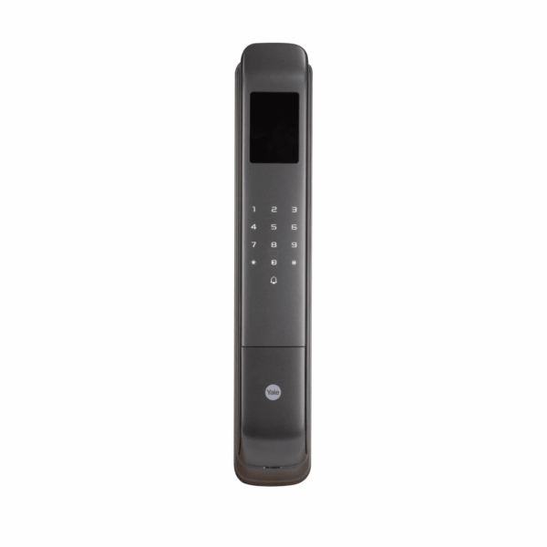Cerradura Digital Cornelius / Reconocimiento Facial 3D / Sensor de Huella con IA / Capacidad de 100 Huellas, 20 Face ID, 100 Tarjetas MIFARE / Doble Verificación / Bloqueo Automático / Modo Niños / IP54 / Aleación de Aluminio