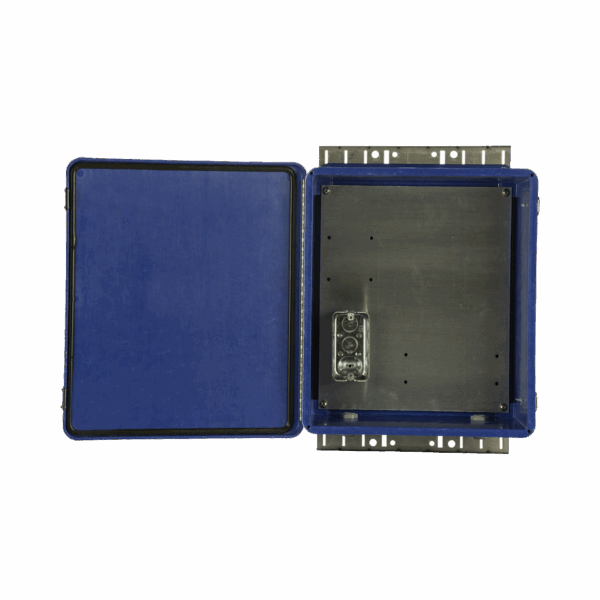 Gabinete de Seguridad para Wireless, NEMA 4X, IP66, de 356 x 305 x 152 mm, Color Azul