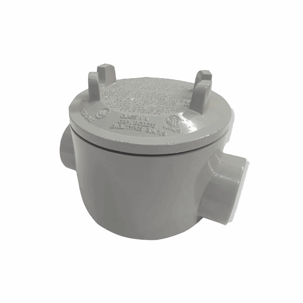 Caja con Tapa Tipo GRC de 3/4" (19 mm) / Caja a Prueba de Explosión / Para Áreas Peligrosas / Libre de Cobre.