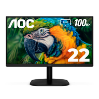 MONITOR LED AOC 22B2HM2 / COLOR NEGRO / PANEL VA 21.5 / HDMI...