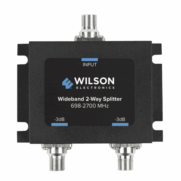 Divisor de Potencia Coaxial 2 Vías / 698-2700 MHz / 75 Ohm / Pérdida por División 3 dB / Aislamiento ≥20 dB / Conector F-hembra / Diseño Microstrip