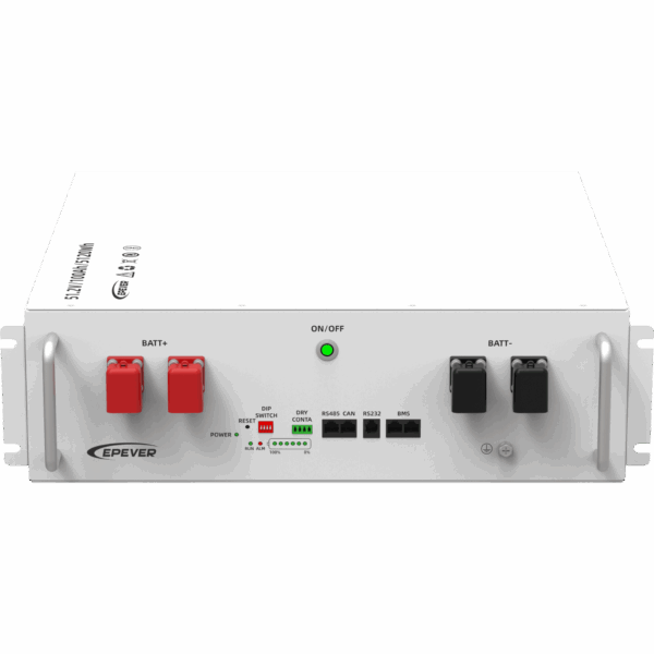 Batería de Litio LiFePO4 51.2Vcc, 5.12Kwh, Rack 4UR para Montaje en Rack,