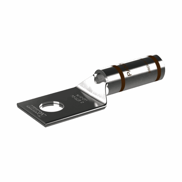 Zapata de compresión LCA2-14-Q, para cal. 2 Awg, Barreno para tornillo prisionero de 1/4, 1 Pz