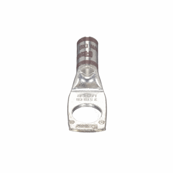 Zapata de compresión LCA2-12-Q, para cal. 2 Awg, Barreno para tornillo prisionero de 1/2, 1 Pz