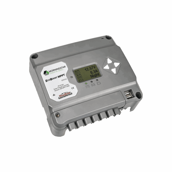 Controlador de Carga Solar EcoBoost MPPT 40A con Pantalla.