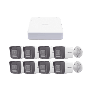 Kit IP 1080p (2 Megapixel) / NVR de 8 Canales con 8 Puertos ...