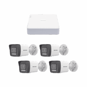Kit IP 1080p (2 Megapixel) / NVR de 4 Canales con 4 Puertos ...