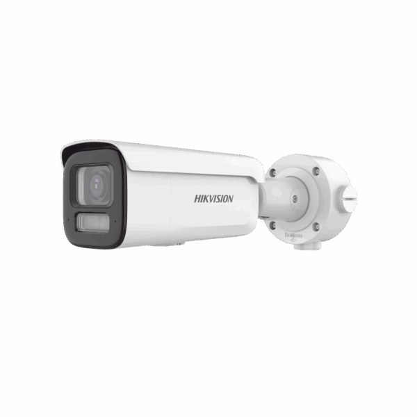 Bala IP 4 Megapixel / Imagen a Color 24/7 / Lente 2.7 - 13.5 mm / Luz Blanca 60 mts / WDR 130 dB / Exterior IP67 / IK10 / Captura Facial / Videoanaliticos / AcuSense