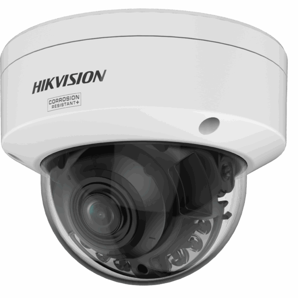 [Dual Light + ColorVu 3.0 + HikAI] Domo IP 4 Megapixel / Lente Mot. 2.8 a 12 mm / 40 mts IR + Luz Blanca / Exterior IP67 / WDR 130 dB / ACUSENSE 3.0 / Metal / NEMA 4X / ACUSEARCH